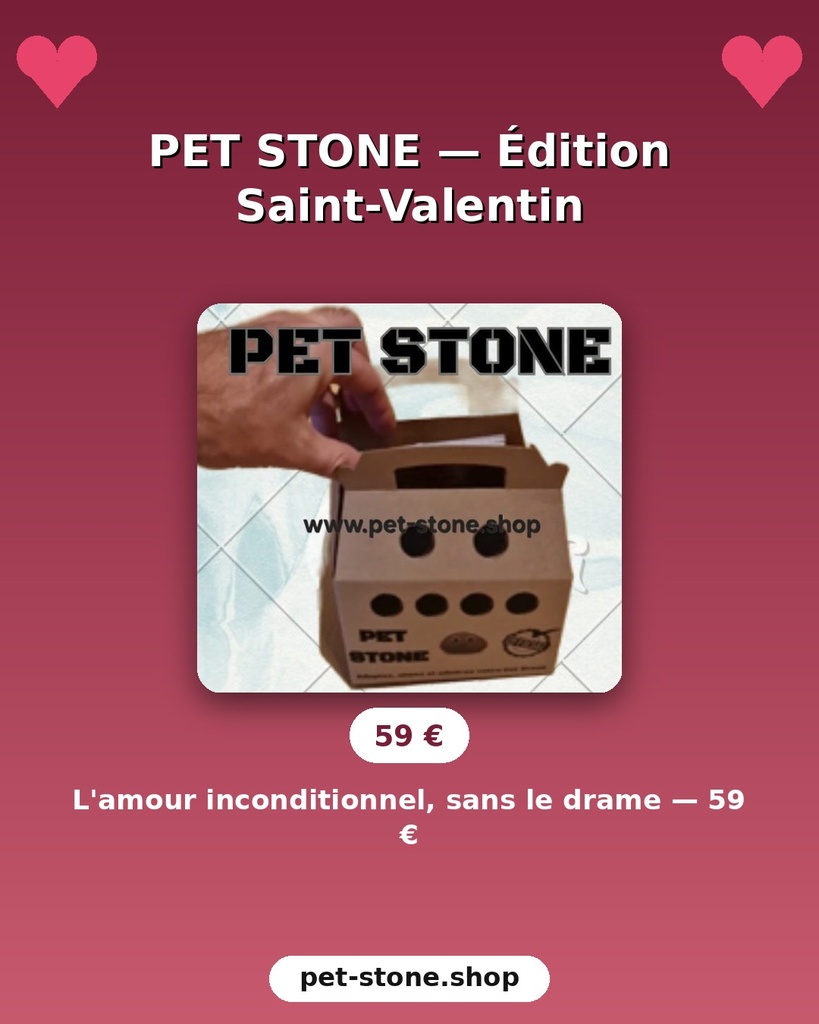 Pet Stone © : Valentinstag-Edition
